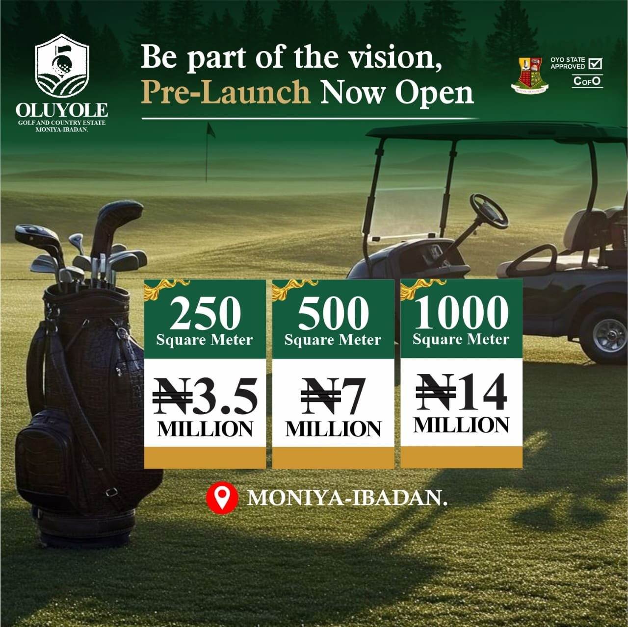 Oluyole Golf & Country Estate New Offer